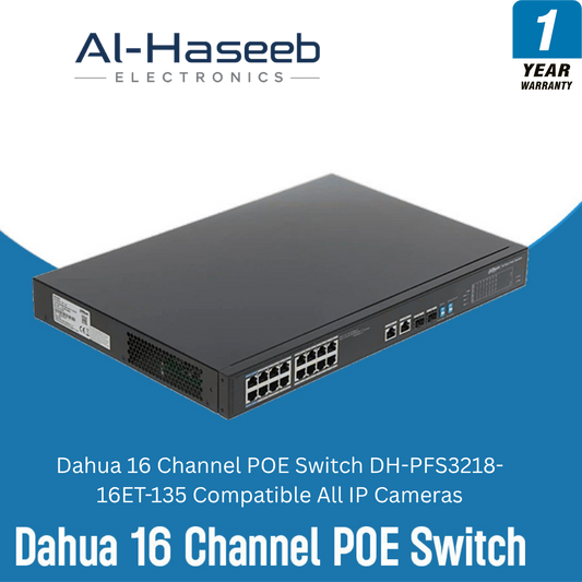 IP Camera Accessories
135W CCTV Network Switch
Security Camera Switch