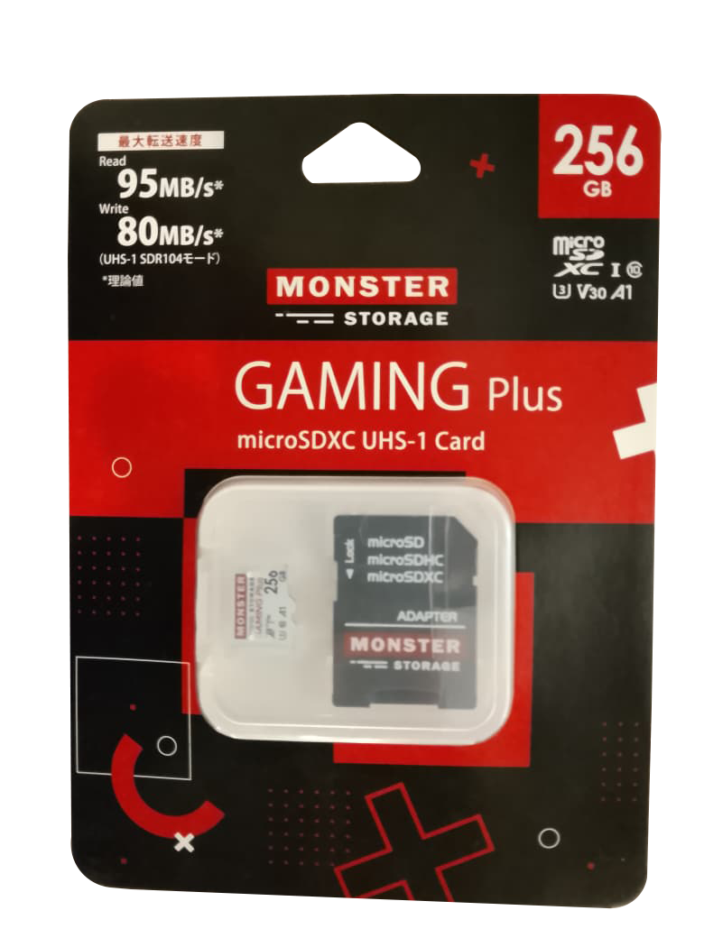 MONSTER GAMING Plus 64GB SD CARD